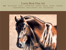 Tablet Screenshot of lorriebeck.com